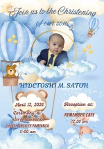 EGアカデミー日本人スタッフ・佐藤さんのお子様の洗礼式に行ってきました。