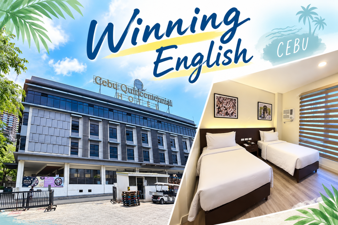 【セブ島/Winning English】最大20%OFFプロモーション｜15％OFF延長＆ホテル滞在追加割引 - 0