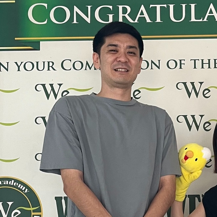 We Academy - 今回案内してくれた学校スタッフ