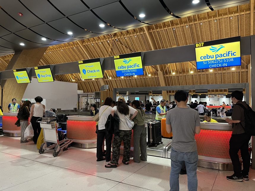 セブ空港のターミナル間移動